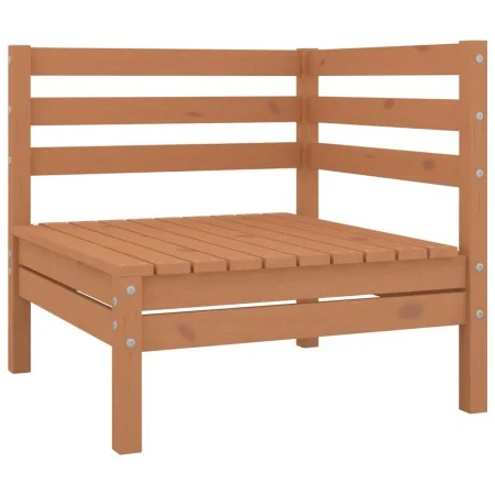 Ecksofa aus massivem Kiefernholz in Honigbraun von vidaXL, Gartensets - Ref: Foro24-806570, Preis: 69,31 €, Rabatt: %