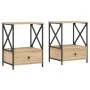 Nachttische, 2 Stück, Holzwerkstoff, Sonoma-Eiche, 50 x 41 x 65 cm von vidaXL, Nachttische - Ref: Foro24-826086, Preis: 85,12...