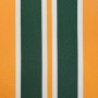 Toldo Rayado Verde y amarillo 3 x 2,5 m Poliester y metal