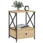 Nachttische, 2 Stück, Holzwerkstoff, Sonoma-Eiche, 50 x 41 x 65 cm von vidaXL, Nachttische - Ref: Foro24-826086, Preis: 85,12...