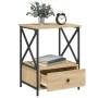 Nachttische, 2 Stück, Holzwerkstoff, Sonoma-Eiche, 50 x 41 x 65 cm von vidaXL, Nachttische - Ref: Foro24-826086, Preis: 85,12...