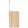 Dressing table with LED Sonoma oak plywood 90x50x132.5cm by vidaXL, Bedroom Dressers - Ref: Foro24-816771, Price: 104,86 €, D...