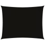 Toldo de vela rectangular tela Oxford negro 2,5x4 m