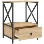 Nachttische, 2 Stück, Holzwerkstoff, Sonoma-Eiche, 50 x 41 x 65 cm von vidaXL, Nachttische - Ref: Foro24-826086, Preis: 85,12...
