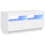 TV-Schrank mit weißen LED-Leuchten 80x35x40 cm von vidaXL, TV-Möbel - Ref: Foro24-804445, Preis: 75,53 €, Rabatt: %