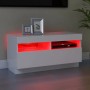 TV-Schrank mit weißen LED-Leuchten 80x35x40 cm von vidaXL, TV-Möbel - Ref: Foro24-804445, Preis: 75,53 €, Rabatt: %