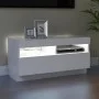 TV cabinet with white LED lights 80x35x40 cm by vidaXL, TV Furniture - Ref: Foro24-804445, Price: 75,53 €, Discount: %