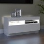 TV-Schrank mit weißen LED-Leuchten 80x35x40 cm von vidaXL, TV-Möbel - Ref: Foro24-804445, Preis: 75,53 €, Rabatt: %