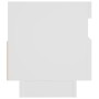 TV-Schrank mit weißen LED-Leuchten 80x35x40 cm von vidaXL, TV-Möbel - Ref: Foro24-804445, Preis: 75,53 €, Rabatt: %