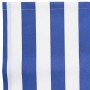 Toldo Retráctil Manual Azul y 350 x 250 cm Tela, Metal