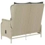 Garden bench 2 seats with light gray synthetic rattan cushions by vidaXL, garden benches - Ref: Foro24-362682, Price: 186,13 ...