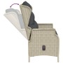 2-Sitzer Gartenbank mit Kissen Kunstrattan hellgrau von vidaXL, Gartenbänke - Ref: Foro24-362682, Preis: 186,13 €, Rabatt: %