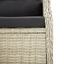 2-Sitzer Gartenbank mit Kissen Kunstrattan hellgrau von vidaXL, Gartenbänke - Ref: Foro24-362682, Preis: 186,13 €, Rabatt: %