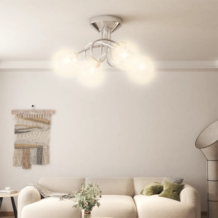 Ceiling lamp with wire shades 4 G9 LED bulbs by vidaXL, ceiling lights - Ref: Foro24-337906, Price: 47,09 €, Discount: %