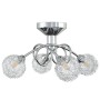 Lámpara de techo con pantallas de alambre 4 bombillas LED G9 de vidaXL, Apliques de techo - Ref: Foro24-337906, Precio: 47,09...