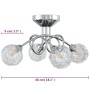 Lámpara de techo con pantallas de alambre 4 bombillas LED G9 de vidaXL, Apliques de techo - Ref: Foro24-337906, Precio: 47,09...