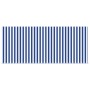 Toldo Retráctil Manual Azul y antracita 350 x 250 cm