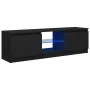 TV-Schrank mit LED-Leuchten schwarz 120x30x35,5 cm von vidaXL, TV-Möbel - Ref: Foro24-804284, Preis: 63,08 €, Rabatt: %