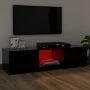 TV-Schrank mit LED-Leuchten schwarz 120x30x35,5 cm von vidaXL, TV-Möbel - Ref: Foro24-804284, Preis: 63,08 €, Rabatt: %