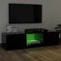 TV-Schrank mit LED-Leuchten schwarz 120x30x35,5 cm von vidaXL, TV-Möbel - Ref: Foro24-804284, Preis: 63,08 €, Rabatt: %