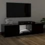 TV-Schrank mit LED-Leuchten schwarz 120x30x35,5 cm von vidaXL, TV-Möbel - Ref: Foro24-804284, Preis: 63,08 €, Rabatt: %
