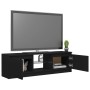 Mueble para TV con luces LED negro 120x30x35,5 cm de vidaXL, Muebles TV - Ref: Foro24-804284, Precio: 66,20 €, Descuento: %