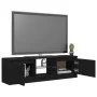 TV cabinet with LED lights black 120x30x35.5 cm by vidaXL, TV Furniture - Ref: Foro24-804284, Price: 63,54 €, Discount: %