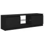 TV-Schrank mit LED-Leuchten schwarz 120x30x35,5 cm von vidaXL, TV-Möbel - Ref: Foro24-804284, Preis: 63,08 €, Rabatt: %