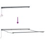 Toldo Retráctil Crema 350 x 250 cm Tela, Metal