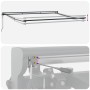 Toldo Retráctil Manual Crema 350 x 250 cm Tela, Metal