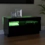 TV stand with black LED lights 80x35x40 cm by vidaXL, TV Furniture - Ref: Foro24-804446, Price: 59,30 €, Discount: %