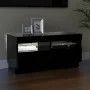 TV stand with black LED lights 80x35x40 cm by vidaXL, TV Furniture - Ref: Foro24-804446, Price: 59,30 €, Discount: %