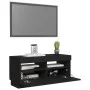 TV stand with black LED lights 80x35x40 cm by vidaXL, TV Furniture - Ref: Foro24-804446, Price: 59,30 €, Discount: %