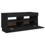 TV stand with black LED lights 80x35x40 cm by vidaXL, TV Furniture - Ref: Foro24-804446, Price: 59,30 €, Discount: %