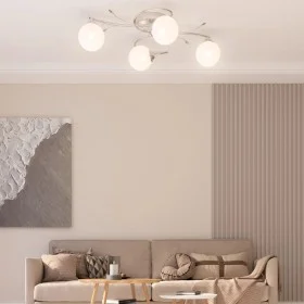 Ceiling lamp with round glass shades 4 G9 LED bulbs by vidaXL, ceiling lights - Ref: Foro24-337908, Price: 71,86 €, Discount: %
