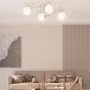 Ceiling lamp with round glass shades 4 G9 LED bulbs by vidaXL, ceiling lights - Ref: Foro24-337908, Price: 71,86 €, Discount: %