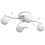 Ceiling lamp with round glass shades 4 G9 LED bulbs by vidaXL, ceiling lights - Ref: Foro24-337908, Price: 83,48 €, Discount: %
