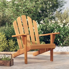 Silla de jardín Adirondack madera maciza teca 79x95x92 cm