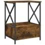 Nachttische 2 Stück aus geräucherter Eichenholz-Technik 50x41x65 cm von vidaXL, Nachttische - Ref: Foro24-826088, Preis: 62,7...