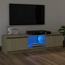TV-Schrank mit LED-Leuchten Sonoma-Eiche 120x30x35,5 cm von vidaXL, TV-Möbel - Ref: Foro24-804286, Preis: 67,75 €, Rabatt: %