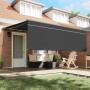 Toldo Retráctil Manual Naranja y 350x250 cm tela