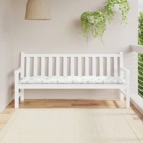 Garden bench cushion in Oxford fabric with leaf print, 180x50x7 cm. by vidaXL, Cushions for chairs and sofas - Ref: Foro24-36...