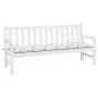 Gartenbankkissen Oxford Stoff Blattdruck 180x50x7 cm von vidaXL, Kissen für Stühle und Sofas - Ref: Foro24-361636, Preis: 22,...