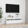 TV-Schrank mit weißen LED-Leuchten 100x35x40 cm von vidaXL, TV-Möbel - Ref: Foro24-804454, Preis: 77,20 €, Rabatt: %