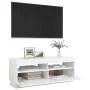 TV-Schrank mit weißen LED-Leuchten 100x35x40 cm von vidaXL, TV-Möbel - Ref: Foro24-804454, Preis: 78,02 €, Rabatt: %