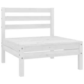 Central garden sofa made of solid white pine wood by vidaXL, Garden sets - Ref: Foro24-806573, Price: 54,73 €, Discount: %
