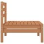 Mittelsofa aus massivem Kiefernholz in Honigbraun von vidaXL, Gartensets - Ref: Foro24-806575, Preis: 62,35 €, Rabatt: %