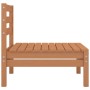 Sofá central de madera maciza de pino marrón miel de vidaXL, Conjuntos de jardín - Ref: Foro24-806575, Precio: 63,21 €, Descu...