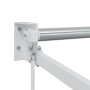Toldo Rayado Naranja y marrón 3,5 x 2,5 m Poliester y metal
