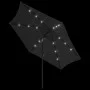 Sonnenschirm mit LED-Leuchten, schwarzer Stahlmast, 300 cm von vidaXL, Sonnenschirme - Ref: Foro24-47134, Preis: 96,87 €, Rab...
